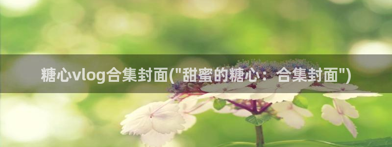 糖心vlog西:糖心vlog合集封面(\